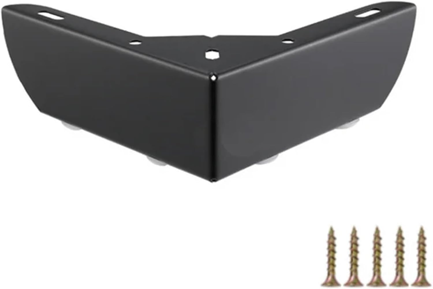 AVIMYA 1/4PCS Modern Style Metal Furniture Legs Sofa Feet Replacement for Sofa Cabinet Parts Coffe Tea Table TV Stands with Screws 55mm (Color : 1PC Silver 55mm)