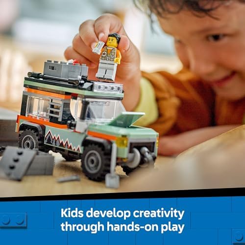 LEGO City Off-Road 4x4 Mountain Truck Toy Set - Building Toys for 6+ Year Old Boys & Girls - Fun Gift Ideas for Birthdays & Holidays - Incl. a Minifigure & Accessories - 60447 - View 7