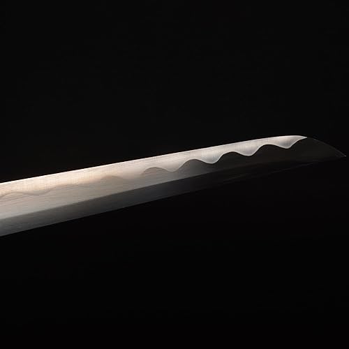 Miniatura 6 de SV Mini espada samurái forjada a mano, Katana Tanto japonesa pequeña espada corta samurái, espiga completa, afilada, de 16.53 pulgadas, varios