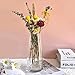 Aoderun Glass Vase for Flowers Modern Vases Home Decor Unique Flower Vase for Bouquet 8.7