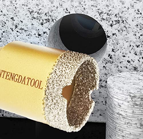 Antengdatool 4 Inch Dry/Wet Diamond Hole Saw For Angle Grinder - 100Mm Porcelain/Tile Core Drill Bits For Ceramic Marble Brick Granite Stones Attach Round Shank Adapter #TOP3