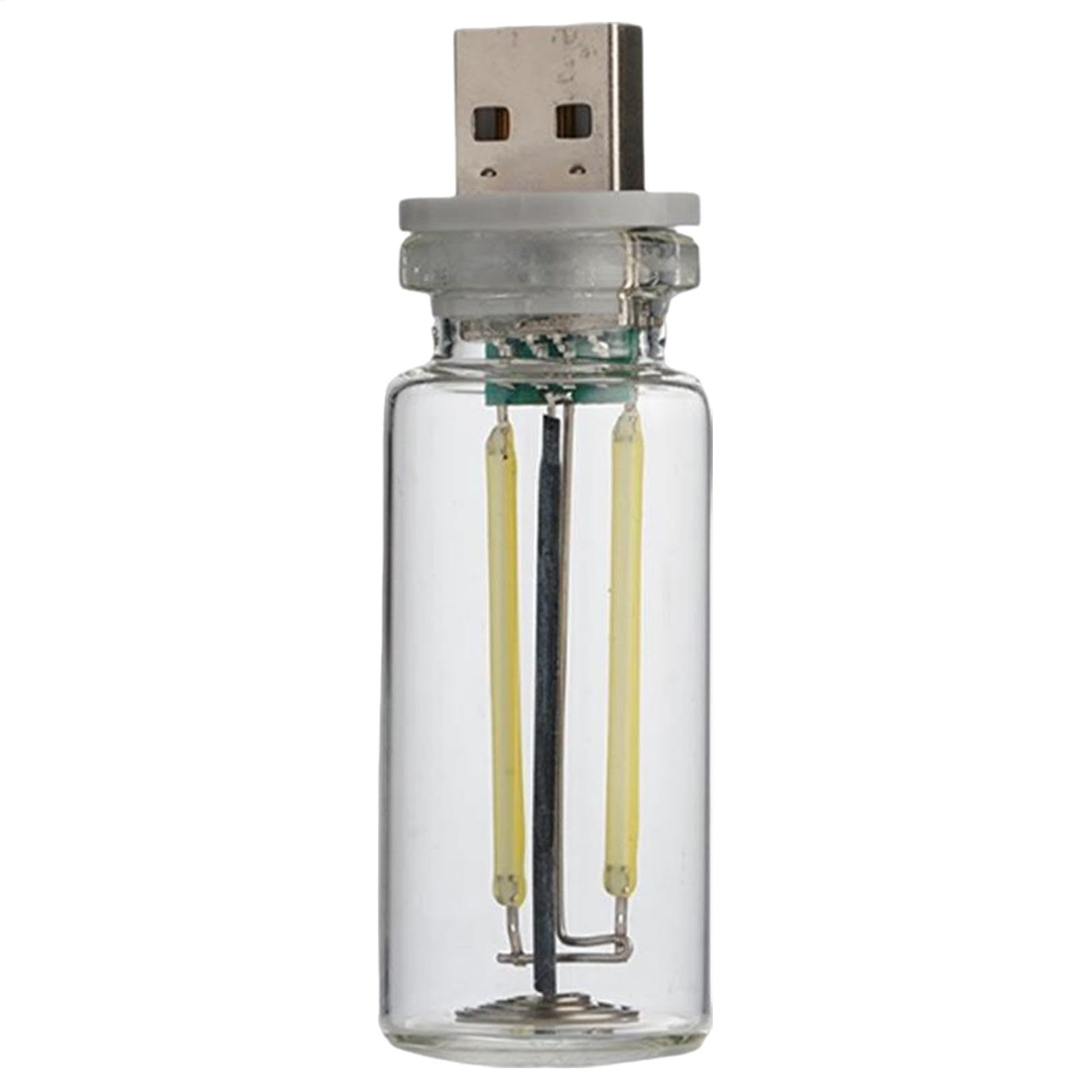 Pxcewdcx Car Lights Interior Retro | Retro USB Night Light Touch Control | Automotive Interface Charging Night Lamps, Car USB Atmosphere Light, Unique Bottle Design for Car