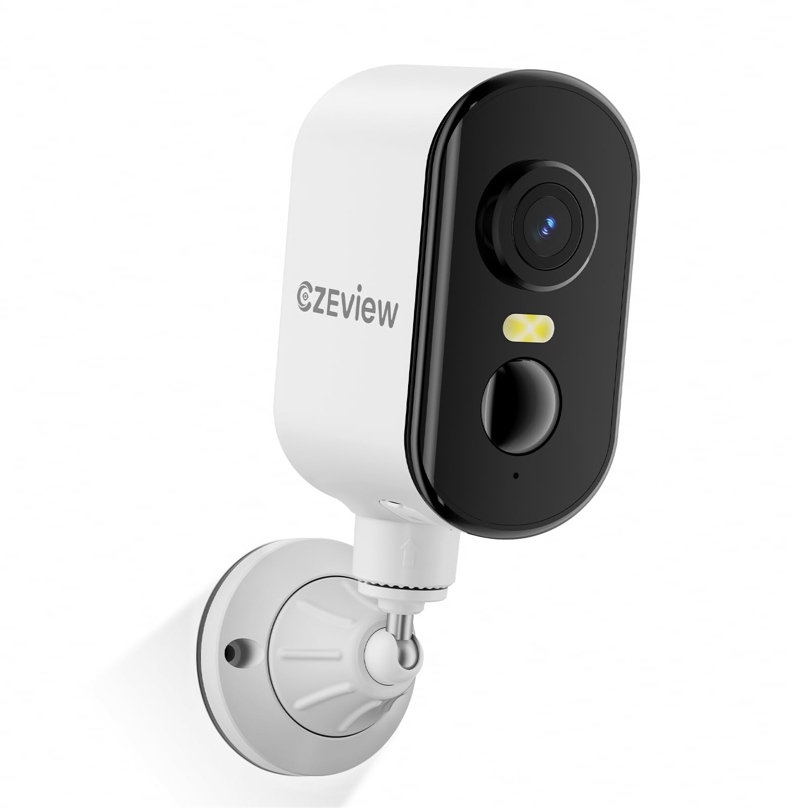 CZEview Kamera monitoringowa 2K 3 MP zewnętrzna bateria, z magnetyczną podstawą, 300° pozioma kamera Wi-Fi, bezprzewodowa kamera monitorująca wewnątrz z kolorowym widokiem w nocy, wykrywanie ruchu