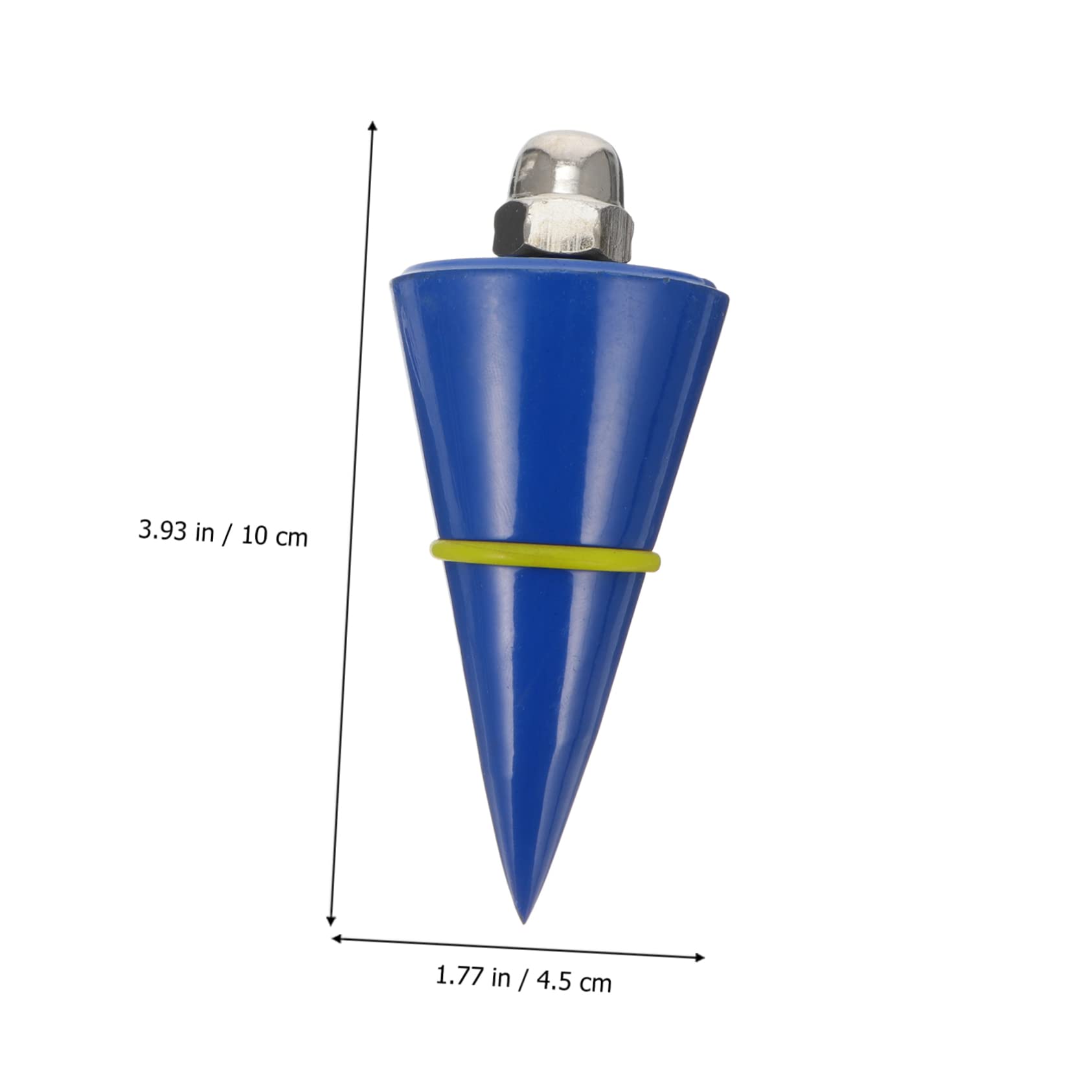 DOITOOL Fil à Plomb en Acier Bleu 300g, Outil de Mesure Construction, Mesure Précise Verticalité pour Fondations et Chantier Couleur Aléatoire
