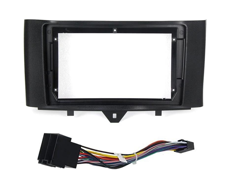 Panneau de montage autoradio Smart Fortwo W451 kit câblage 2 DIN