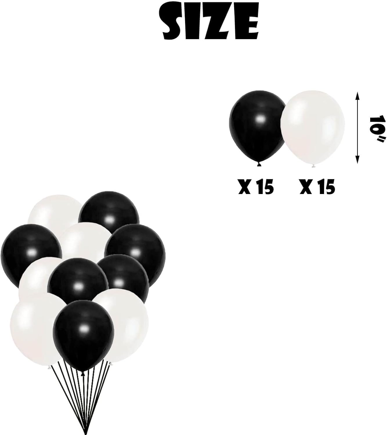Panda Party Decorations - Black & White Panda Balloons & Jungle Safari Animals Themed Party Supplies for Baby Shower or Birthday Celebrations - Image 4