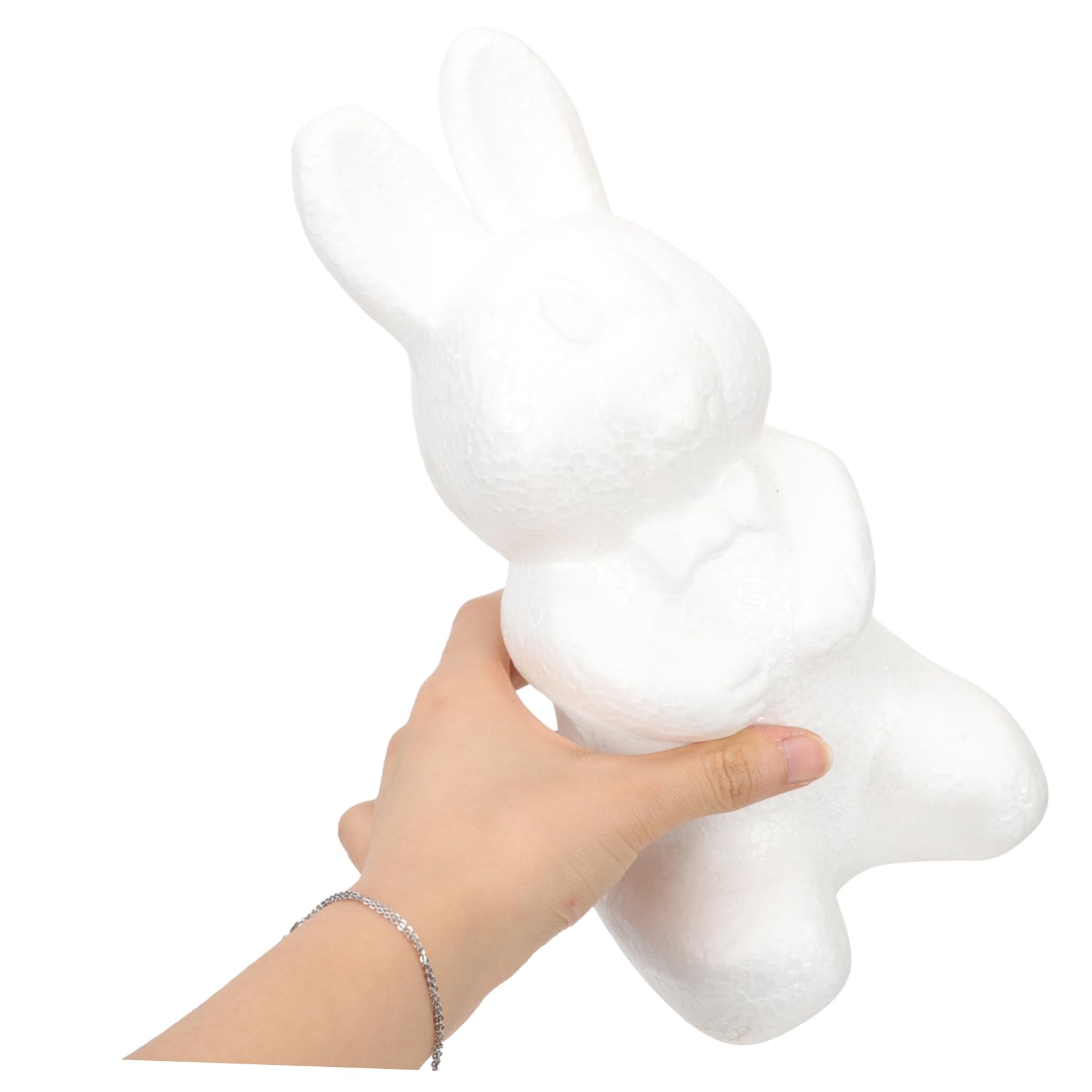 jojofuny 2 Set Coniglietti di Polistirolo per Addobbi Pasquali DIY Decorazione Festa E Casa 2 Pezzi * 2