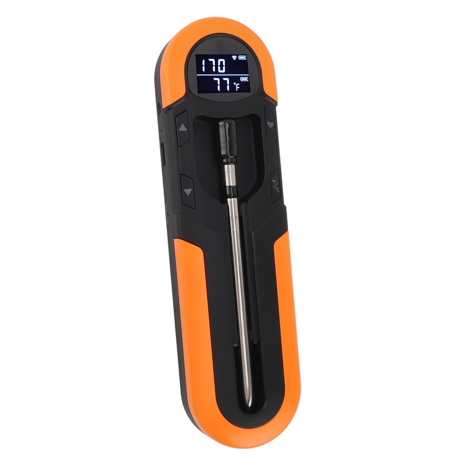 Termómetro inalámbrico Bluetooth para carne con alarma inteligente IP66, resistente al agua, magnético, 500mAh, para horno asado, barbacoa y parrilla