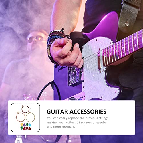 ERINGOGO Strings de Guitare Acoustique Cordes Acoustiques Strings Bass Guitar Strings Copper String: Alloy - Les Beatles, Paul McCartney, John Lennon, RIngo Starr, George Harrison ERINGOGO Strings de Guitare Acoustique Cordes Acoustiques Strings Bass Guitar Strings Copper String: Alloy – Image 5