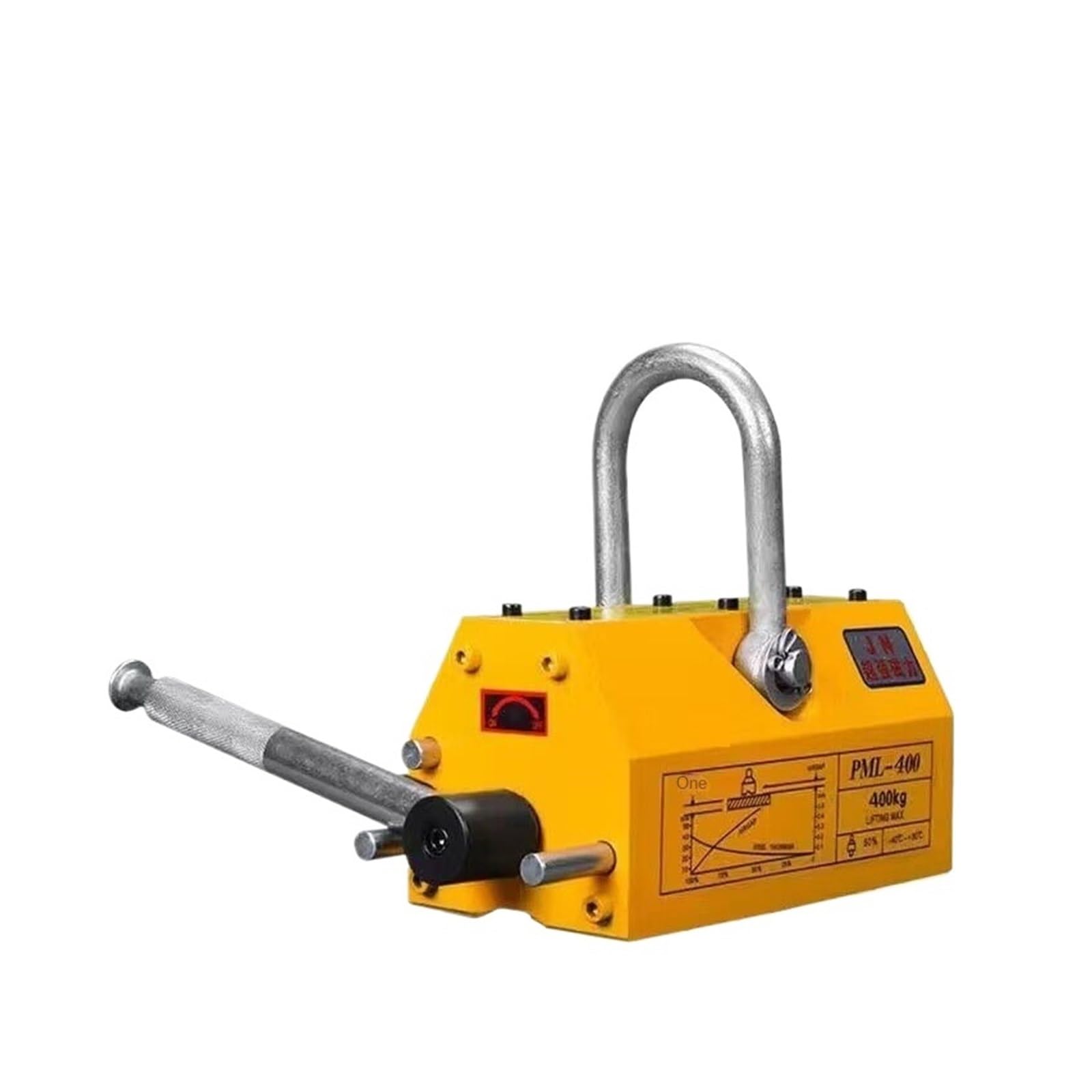 Magnete di sollevamento da 400 kg Sollevatore di aspirazione Forte gru magnetica Elettromagnete a ventosa a magnete permanente for risparmiare lavoro con alta efficienza