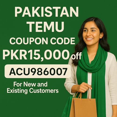 Page de couverture de Pakistan Temu CoupoN CODE PKR15,000 off (ACU986007)For New and Existing Customers