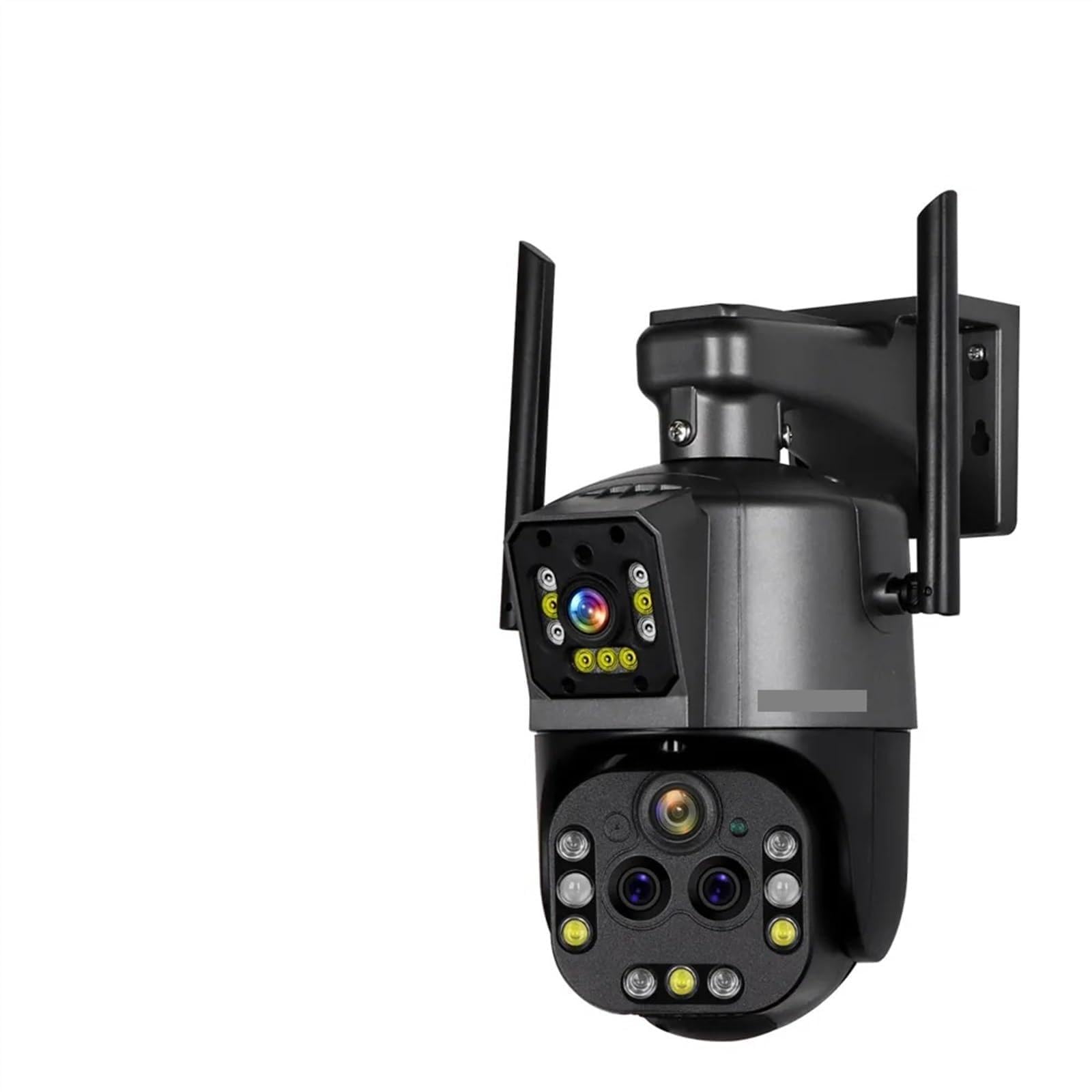 Kamera monitorująca, Kamera 8K na zewnątrz 20X Zoom cztery obiektywy podwójny ekran kamera bezpieczeństwa PTZ Monitor CCTV automatyczne śledzenie kamera monitorująca(8K 20xZoom Add 32G)