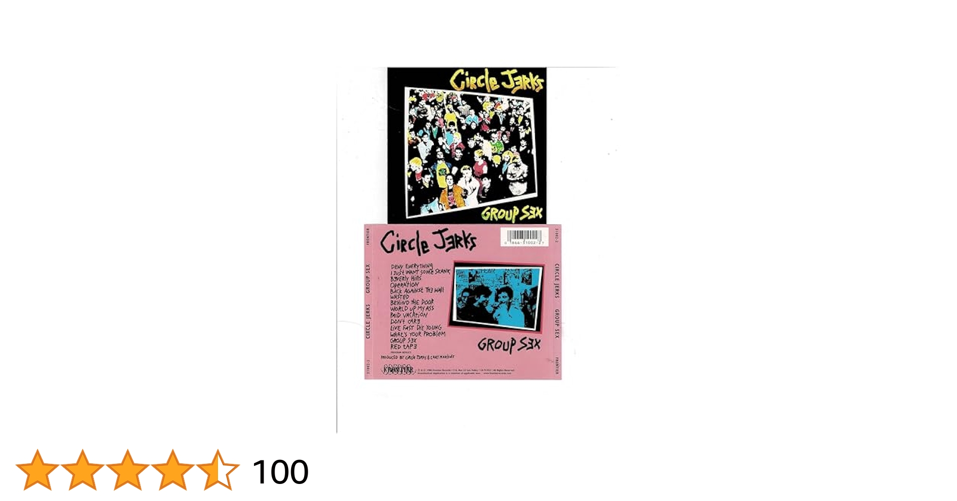 circle jerks group sex サークルジャークス LP Circle Jerks - Group Sex: 40th Anniversary (Vinyl LP