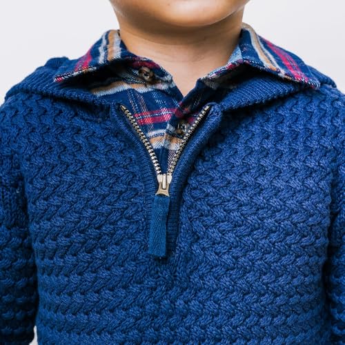 Image of Hope & Henry Boys' Hooded Pullover Sweater