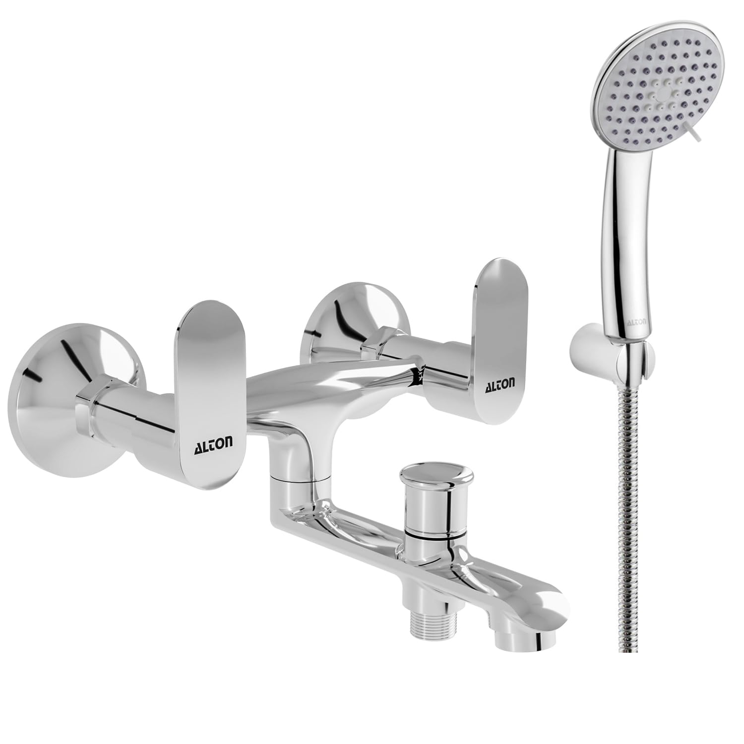 ALTON AXN9535 Brass, Wall Mixer With 5-Function Hand Shower & 1.5 Meter Tube, Chrome Finish (B09NR6HLFD) Amazon Price History, Amazon Price Tracker