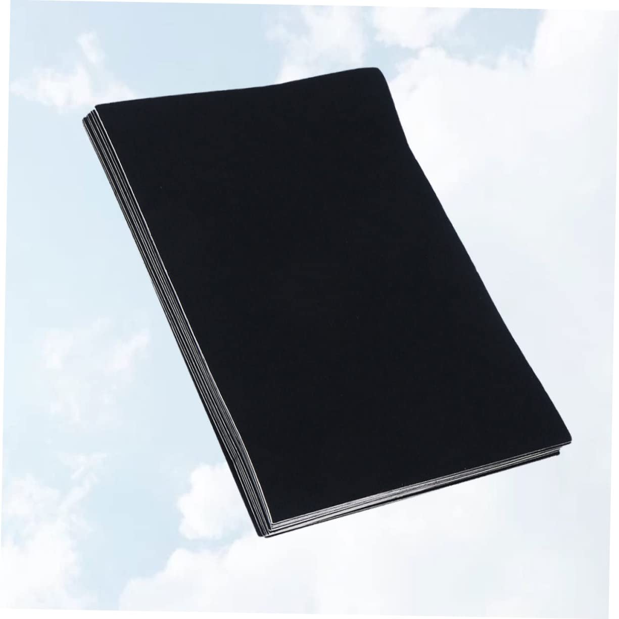 jojofuny 10 Sheets DIY Adhesive Felt Cloth Colored Stickers for Handmade Crafts Safe Material for Art Projects for Home Kindergarten Creative Activities