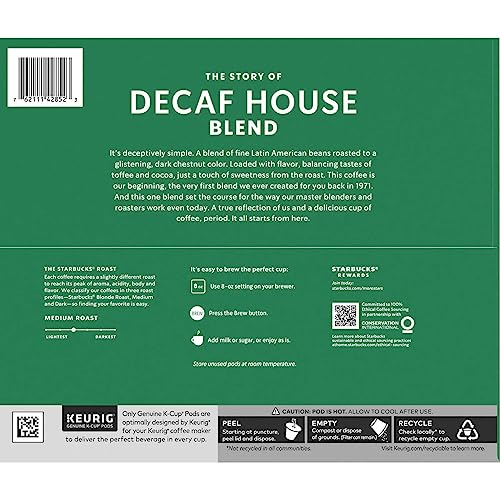 Image of Starbucks House Blend, K-Cup for Keurig Hot Brewers, 72-Count
