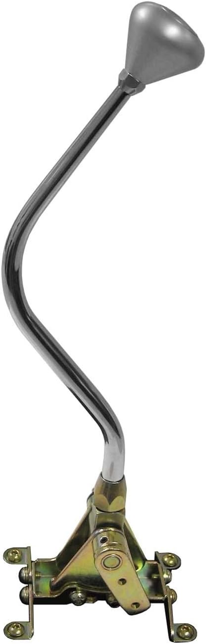 Lokar ATS6350GM Automatic Transmount Shifter Kit with 16" Bench Bend Lever and Mushroom Knob for GM 350 Transmission