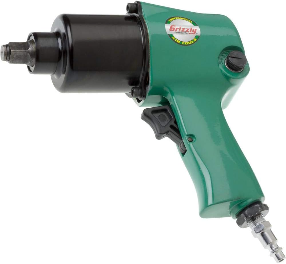 Grizzly H6140 1/2Inch Impact Wrench Twin Hammer Air Compressors