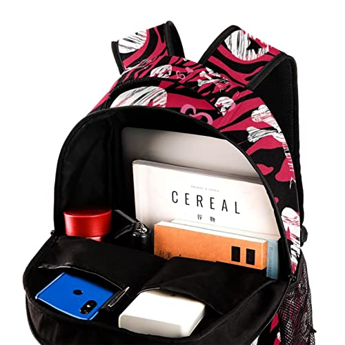 Sac à dos crâne voyage coloré résistant pour dos d'adolescent