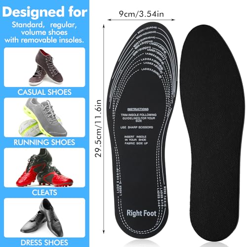 Plantillas para Zapatos WLLHYF 2 Pares Talla Única miniatura 2