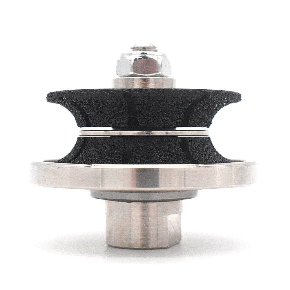 Hsw Diamond Tools Black Full Bullnose - V20 20Mm - Diamond Profile Router Bit - M14, For Marble & Porcelain
