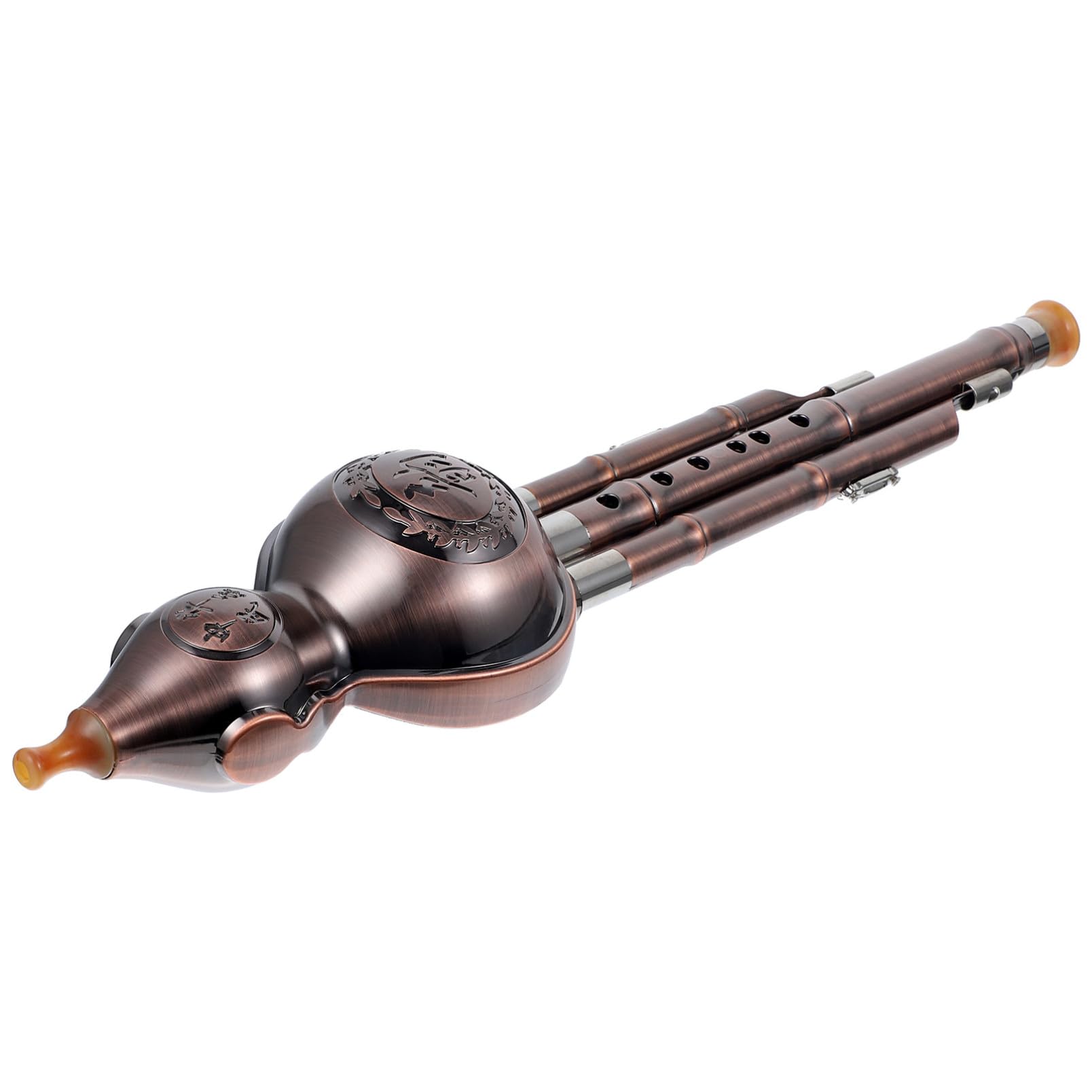 Toddmomy Instrumento Musical Étnico Chino Varios estilos Flauta de Cucurbitáceas Varios estilos en Tono C de Pp Dorado Nudo Decorativo para Principiantes Adecuado para Practicar Flauta de Calabaza