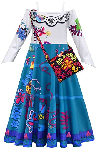 ANBAOXUAN Fille Déguisement Mirabel Cape Costume Cover