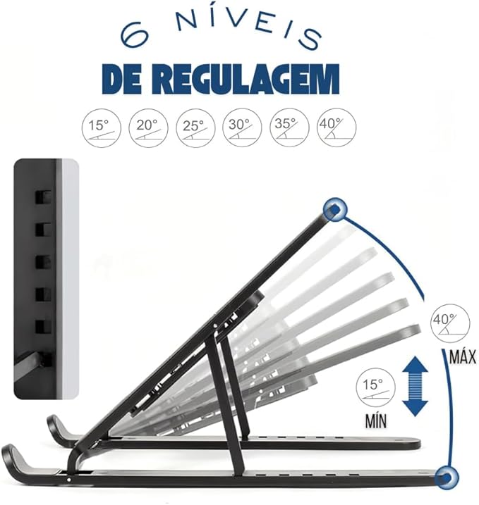 Suporte Dobrável para Kindle e Tablet até 10 Apoio Portátil para Leitura e Vídeos Leve Ajustável e Econômico Ideal para Casa e Estudos ECommerce Update