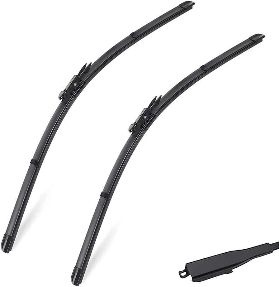 Vehicle wiper Front Rear Wiper Blades Set Compatible with Abarth Fiat Punto 199 Grande Punto 2005-2018 Windshield Brushes Window Windscreen 2010 2011 All-weather wiper (Color : Front, Size : LHD)