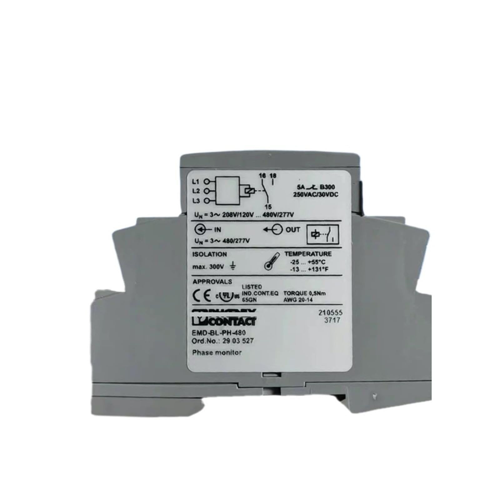 Alimentation à découpage EMD-BL-PH-480 2903527 pour rail DIN