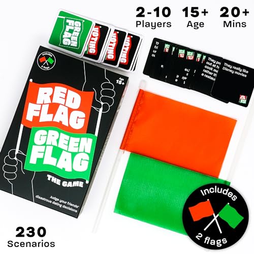 Lucky Egg, Fun Red Flag Green Flag Party Game, 230 Diverse Questions, Board Game for Adults Adult Party Games - Image 2
