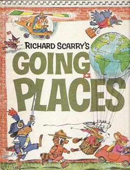 Hardcover Richard Scarry's Going Places Book
