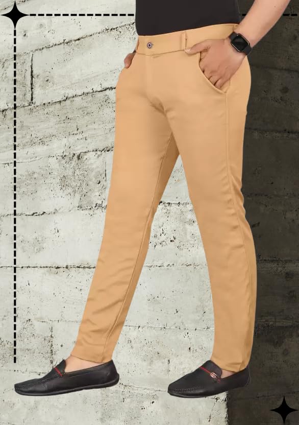 Men’s Slim Fit Casual Chinos Pants Stretch Cotton Trousers with Flat Front, Comfortable Everyday TS K047 Parent-picture-43