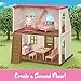 Calico Critters Red Roof Cozy Cottage - Dollhouse Playset with Figures, Furniture and Accessories for Ages 3+