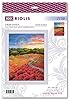 RIOLIS - Hitachi Seaside Park 2130, Cross Stitch Kits 11¾" x 15¾", Cross Stitch Kits for Beginners & Advanced, Crossstitching Kit Adult, Embroidery Counted Stitching Kit #1