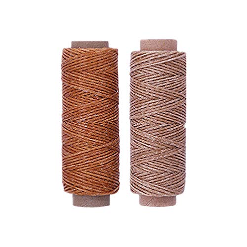 SuPVOX 6 peças de costura de costura encerada de costura, 6 fios de cera fortes práticos de cores pa