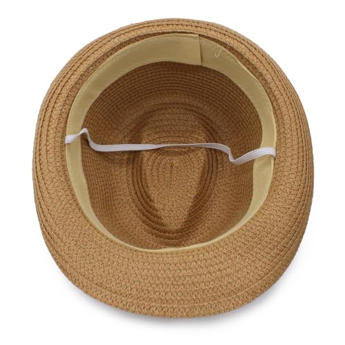 Image of VRITRAZ Baby Boy's and Girl's Kids Children Cute Printed Cartoon Gift Summer Fancy Dress Straw Fasion Hat Cap 1
