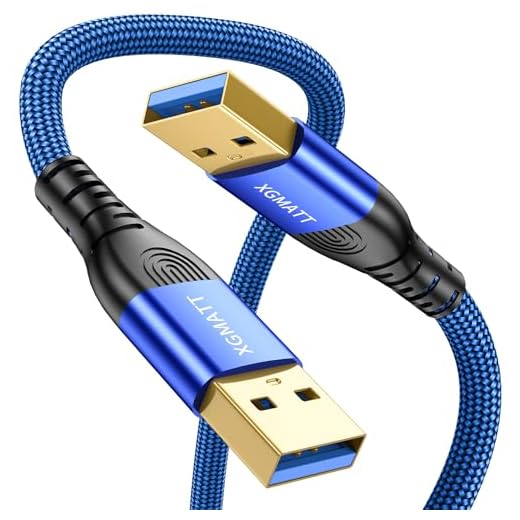 XGMATT USB 3.0 Male to Male Cable