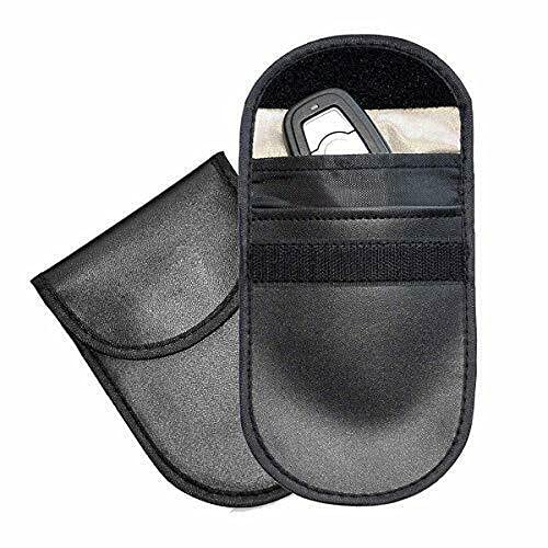 2 Pack Faraday Bag | Car Key Signal Blocking Pouch | Keyless Entry Car Keys Case | RFID Blocker Bag for Car Security