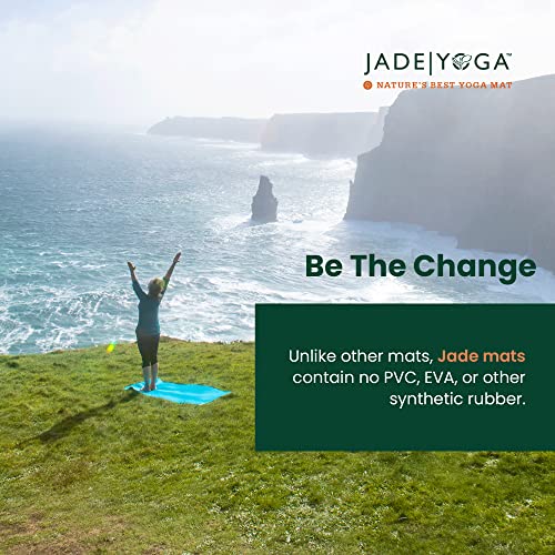 Jade Fusion Yoga Mat, Luxurious Comfort & Sturdy Workout Mats For Home Gym, 68" Yoga Mat Thick, Non-Slip Workout Mat With Extra Strong Grip, Us Made Slate Blue Yoga Mats #TOP6