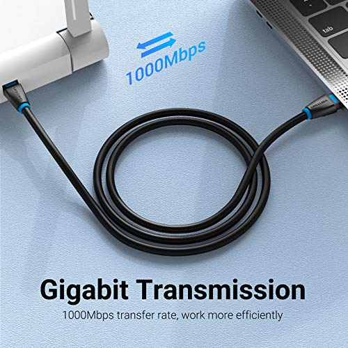 Cable Ethernet VENTION Cat 6 10 m RJ45 Negro miniatura 3