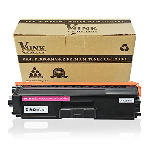 V4INK Compatible Brother TN315M TN336M TN310M TN331M Toner Cartridge Replacement for MFC-8850CDW MFC-9465CDN MFC-L8650CDW DPC-L8400CDN Printer Series 1Pack (Magenta)
