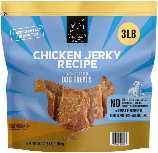 Member Marks Chicken Jerky Recipe Dog Treats ~ (48 Oz - 3 Lb) ~ (1 Pack)