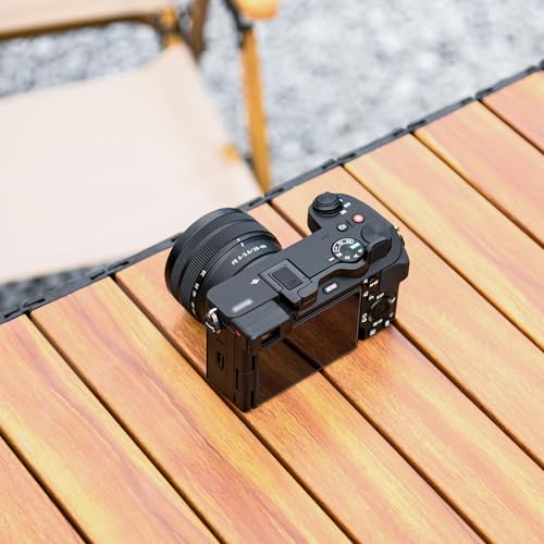 Image of JJC Metal Thumb Grip Hot Shoe Thumb Rest Support for Sony A6700 Camera | for Camera Stable and Safe Hand Hold, with Anti-Scratch Silicone Pad, Not Affect The Use of Camera Buttons
