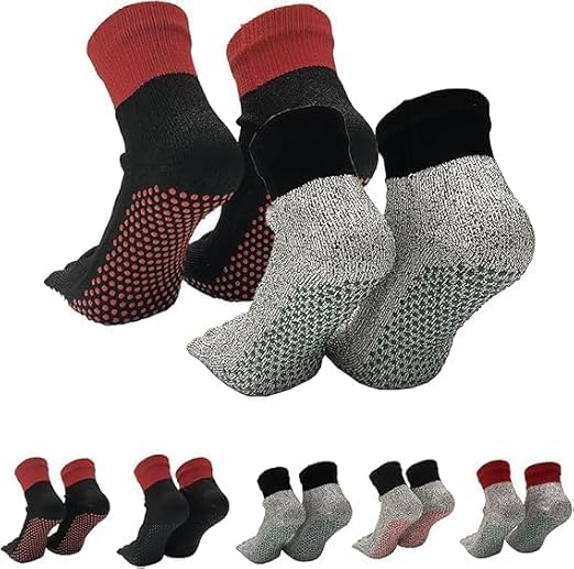2Pair Barefoot Socks Men Super Barefoot Socks with Possible Toe Separation for Ultimate Comfort and Natural Feel