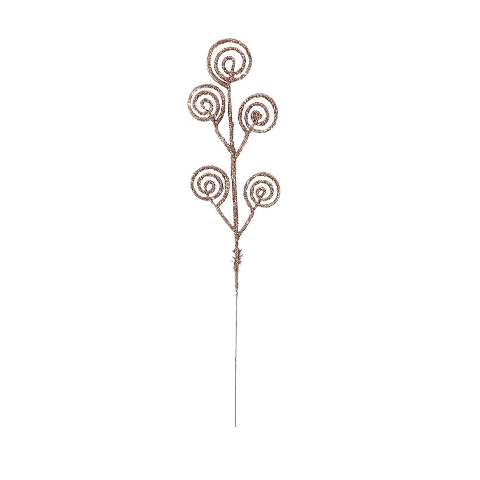 Casetlong 5Pcs Decorations Artificial Bouquet For Home Decor Ornament(Champagne)