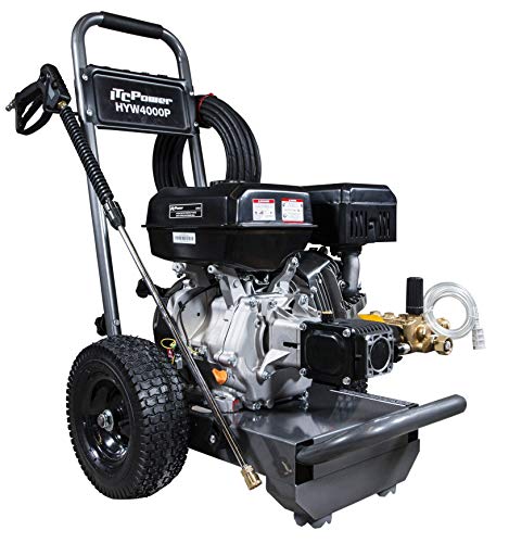 ITCPower Hidrolavadora Gasolina 4000 PSI Profesional Alta Presión - Hidrolimpiadora Industrial Potente para Limpieza Intensiva Exterior - Máquina Limpieza a Presión Uso Profesional