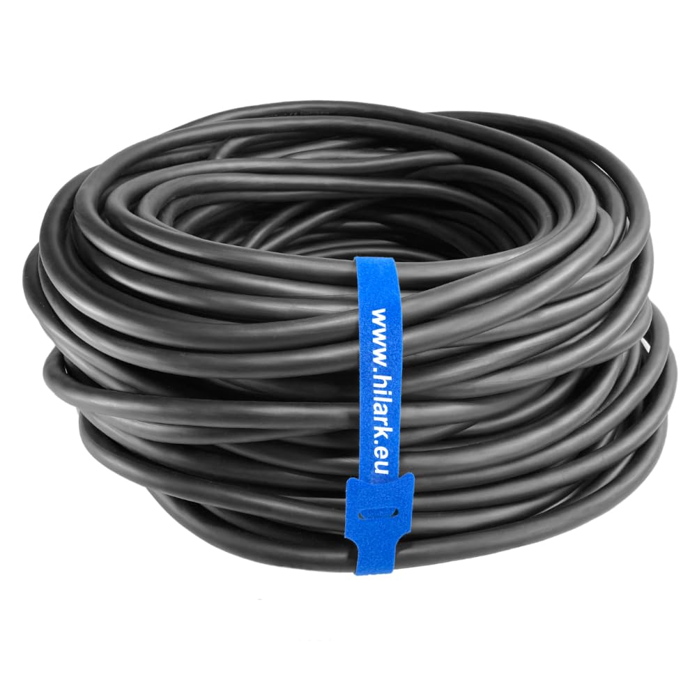 Hilark - Cavo 5 fili, 2,5 mm2 H07RN-F, 5 x 2,5 mm2 (5 g2,5 mm2) (85 m, nero)