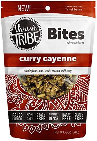 Thrive Tribe 2 Count Bites, Curry Cayenne, 6 oz.
